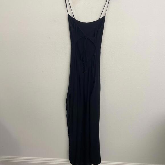 REVOLVE Indah Zera Maxi Dress black open back size XS New $211msrp - Picture 4 of 9